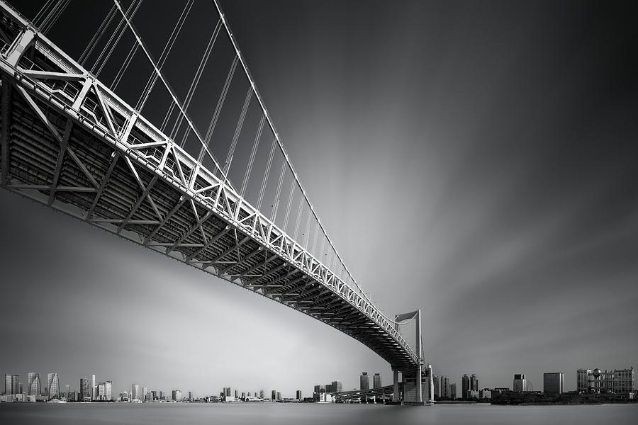 Bridge Profile Series Sumida River Tokyo Japan No 0 Rainbow Bridge Mk I 1993 Photograph By Dr Akira Takaue