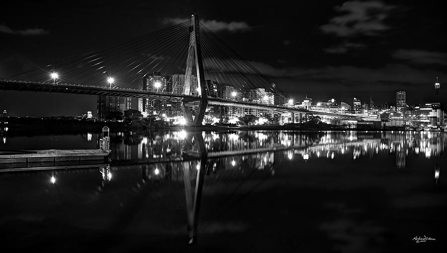 Bridge Reflection Photograph by Andrew Dickman