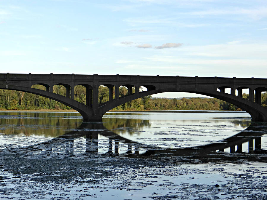 Bridge Reflection Photograph by Dark Whimsy