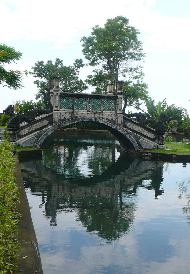 Bali Photograph - Bridge reflection by Jack Edson Adams Bali Photograph - Bridge reflection by Jack Edson Adams