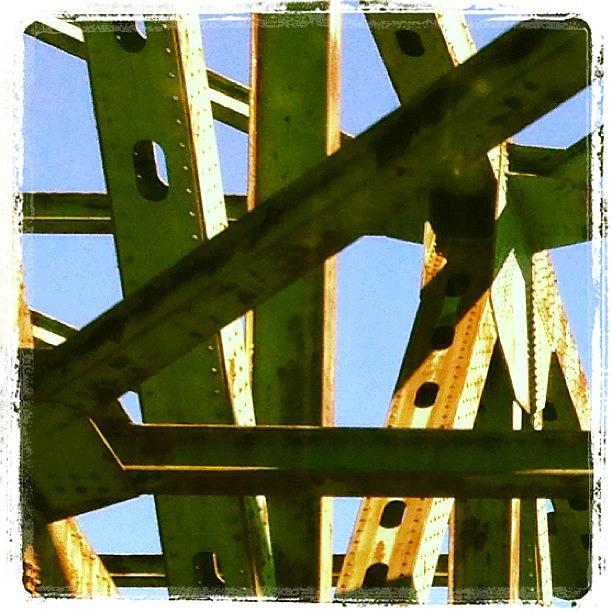 Abstract Photograph - Bridge Somewhere In America by J Lopez