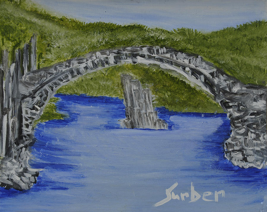 Bridge Painting by Suzanne Surber