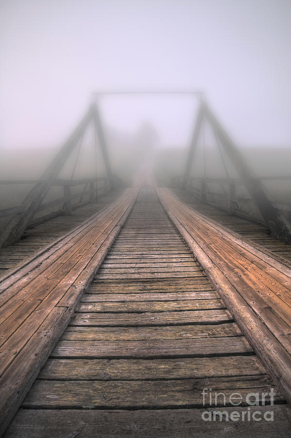 Bridge To Fog Photograph