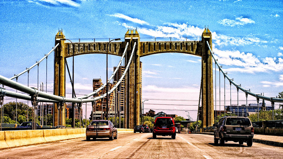 Bridge to Minneapolis 2 Digital Art by Susan Stone