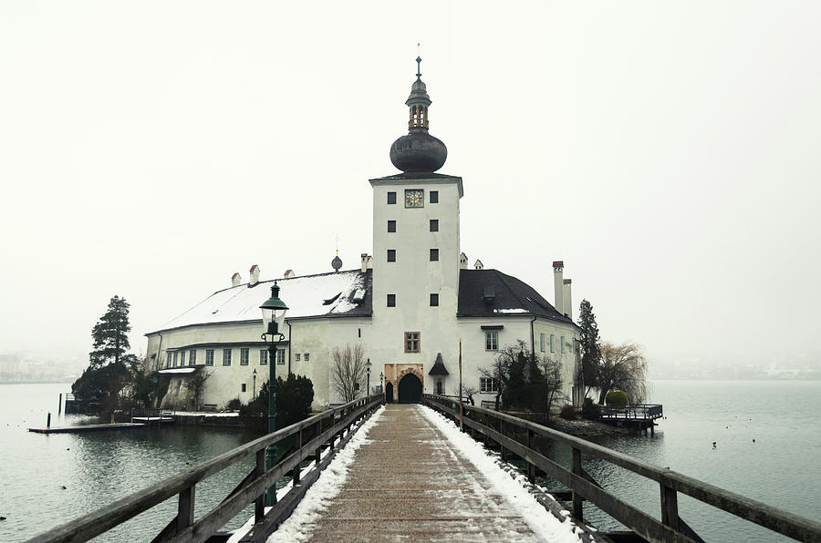 Bridge To Seeschloss Ort Photograph by Stockimages at