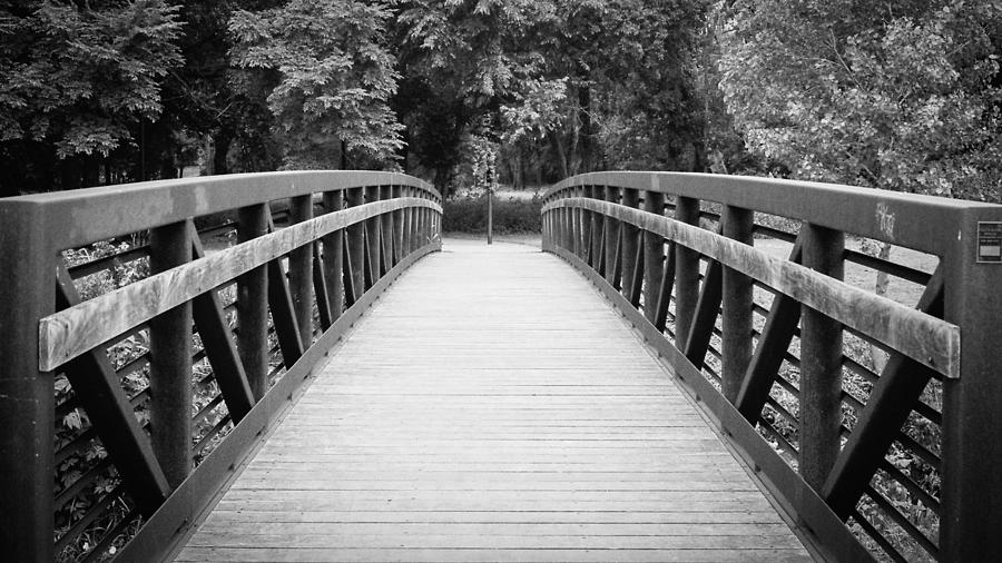 Bridge to Serenity Photograph by Jeff Mize