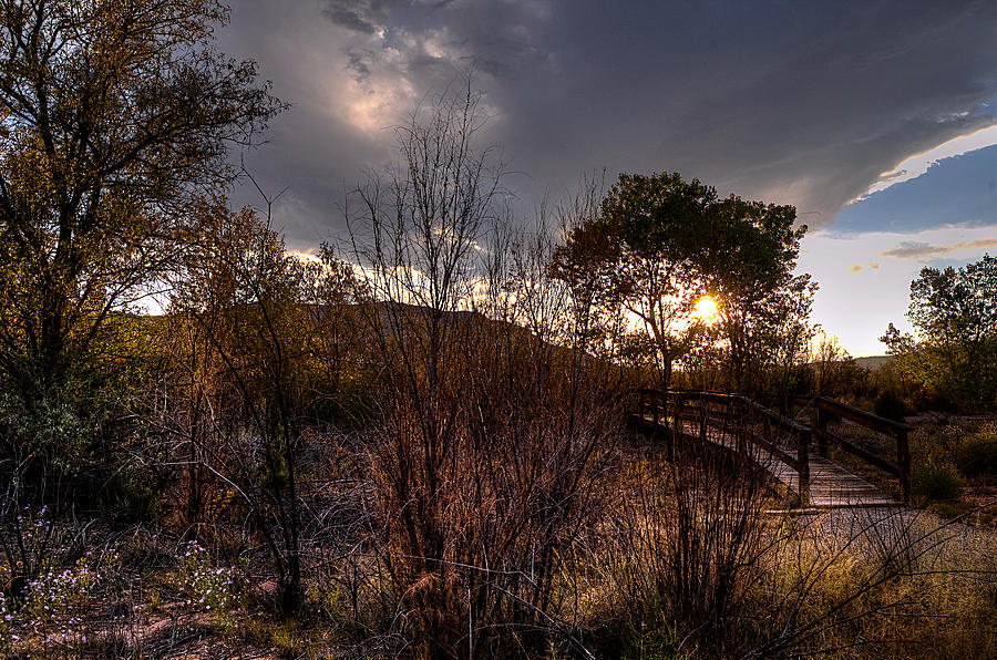 Bridge To Sunset by Chuck Summers Bridge To Sunset by Chuck Summers