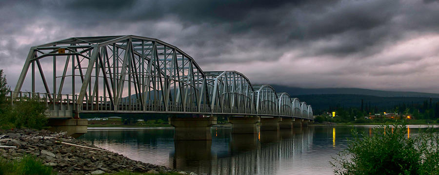 Bridge to Teslin Photograph by Gary OBoyle