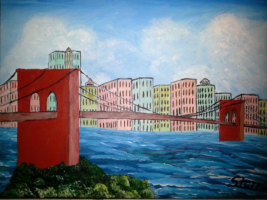 Bridge To The City Painting