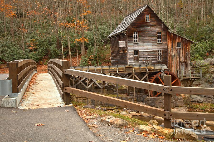 Bridge To The Grist Mill Photograph by Adam Jewell