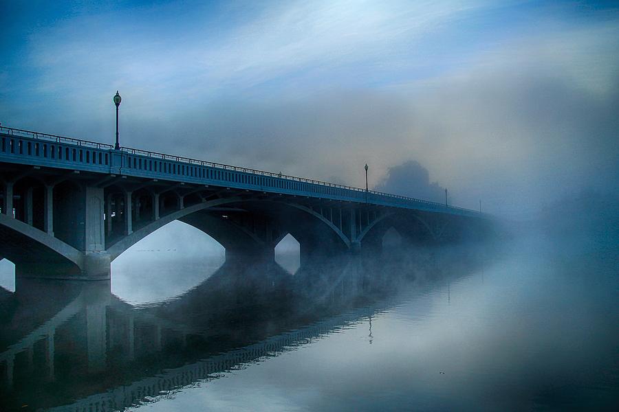 Bridge to town Photograph by Lynn Hopwood
