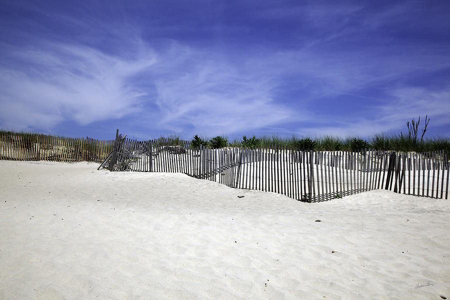 Bridgehampton Beach - Fences Photograph by Madeline Ellis