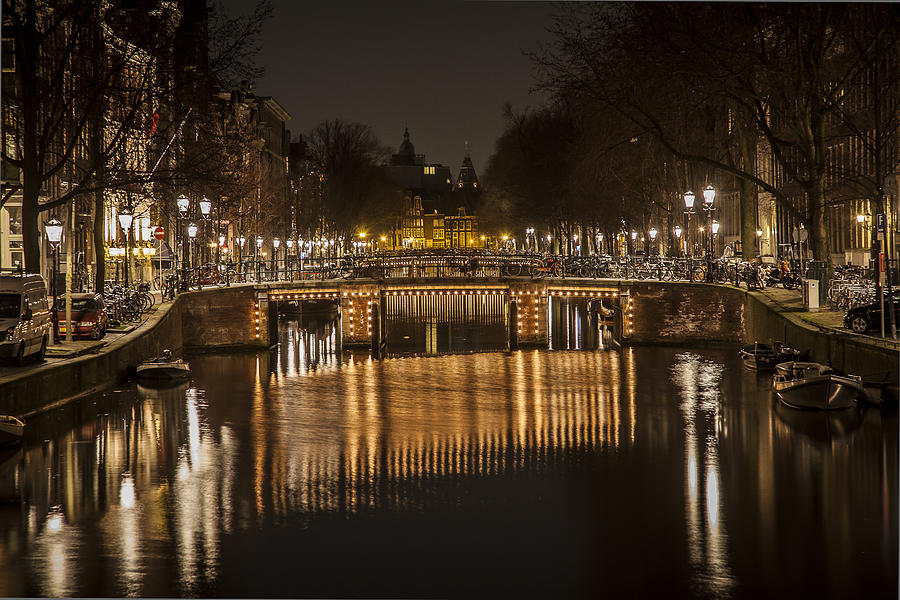 Amsterdam Photograph - Bridges of Amsterdam by Shari Mattox
