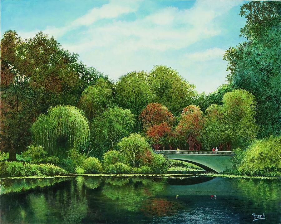 Bridges of Forest Park Painting by Michael Frank