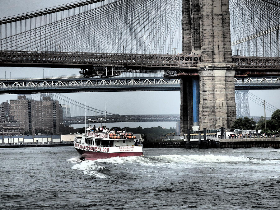Bridges of New York Photograph by Nancy De Flon