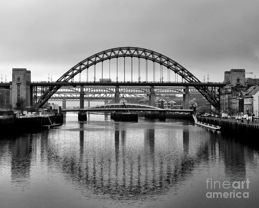 Bridges Over the River Tyne Photograph by Lynn Bolt