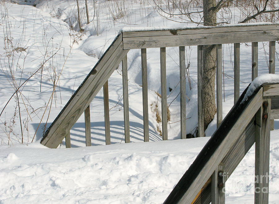 Bridging Winter Photograph by Ann Horn