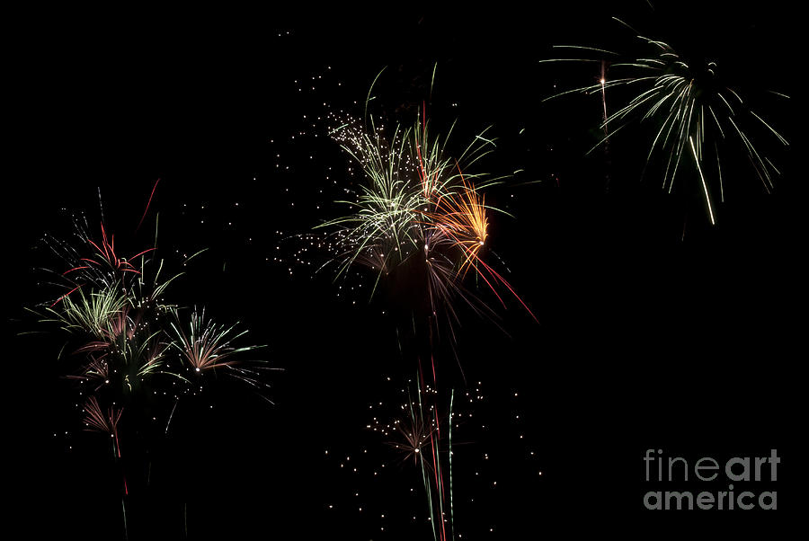 Fireworks Photograph - Bridlington RUFC Firework Display Seven by David Hollingworth