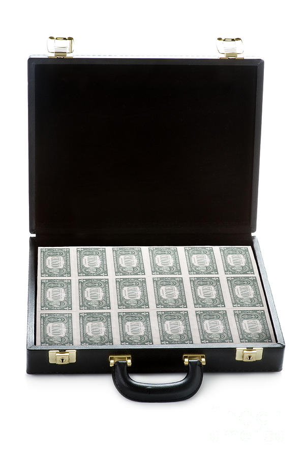 Briefcase Full Of Money Photograph by Lee Avison