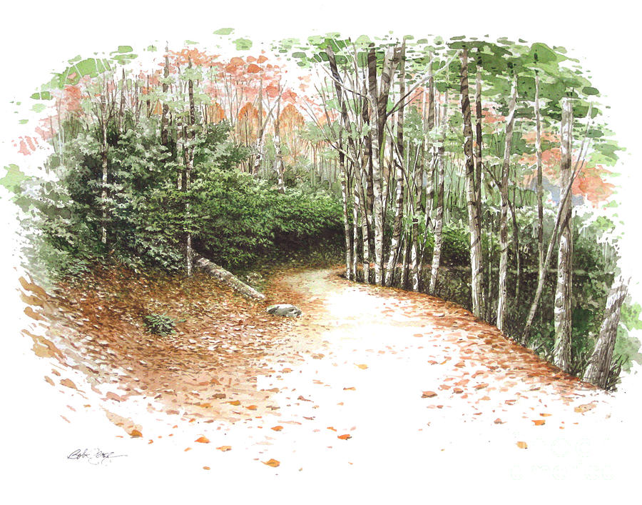 Brier Gap Trail Painting by Bob  George
