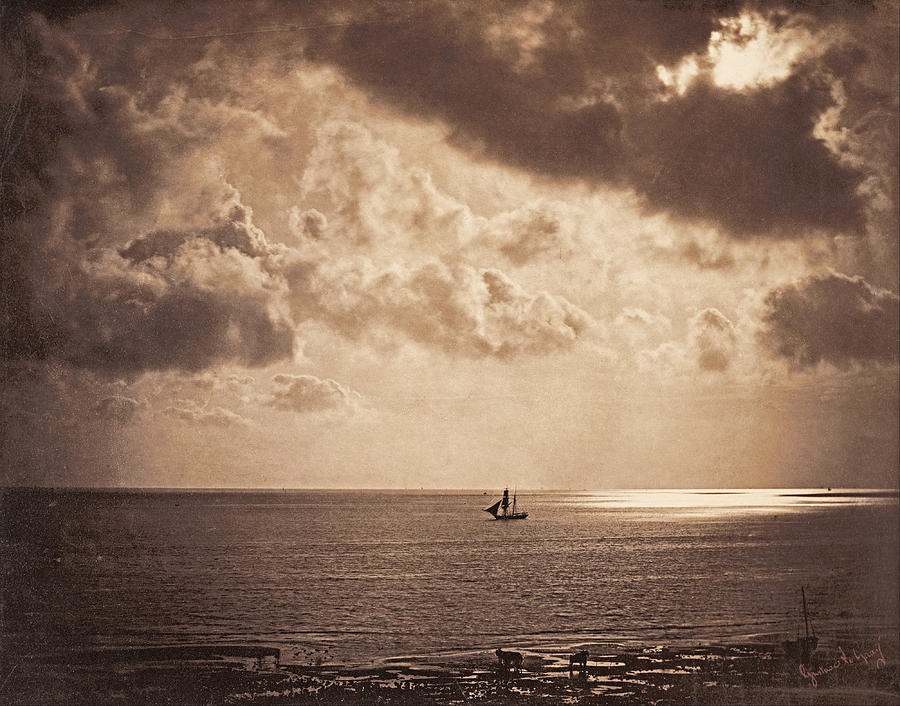 Brig upon the Water Photograph by Gustave Le Gray