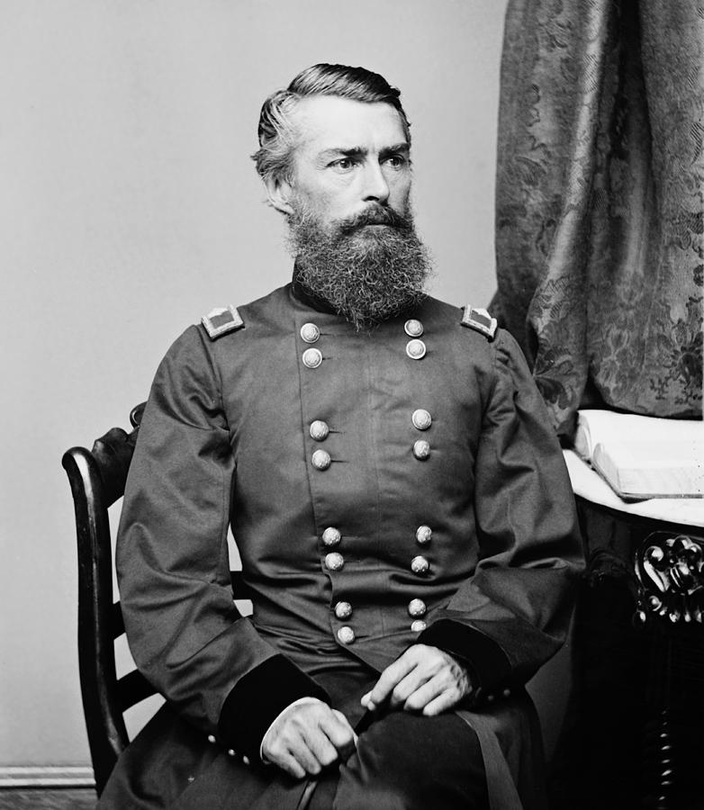 Vintage Photograph - Brigadier General Herman Haupt 1861 by Mountain Dreams
