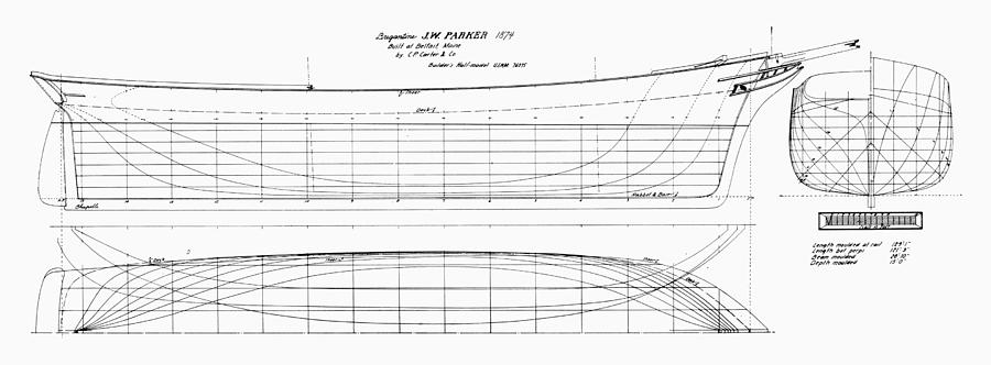 Brigantine Plans, 1874 Photograph by Granger - Pixels