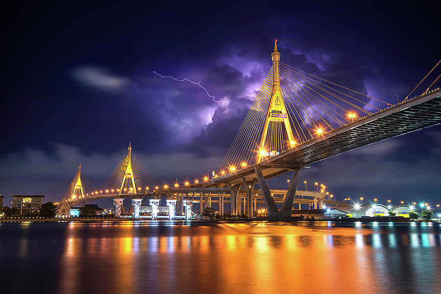 Brige Photograph by Anuchit Kamsongmueang