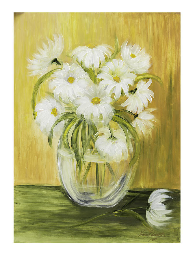Flower Painting - Bright and Sunny by Nancy Edwards