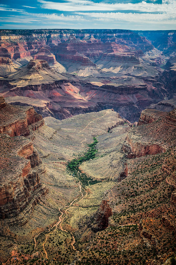 Bright Angel Trail Photograph by Chris Bordeleau