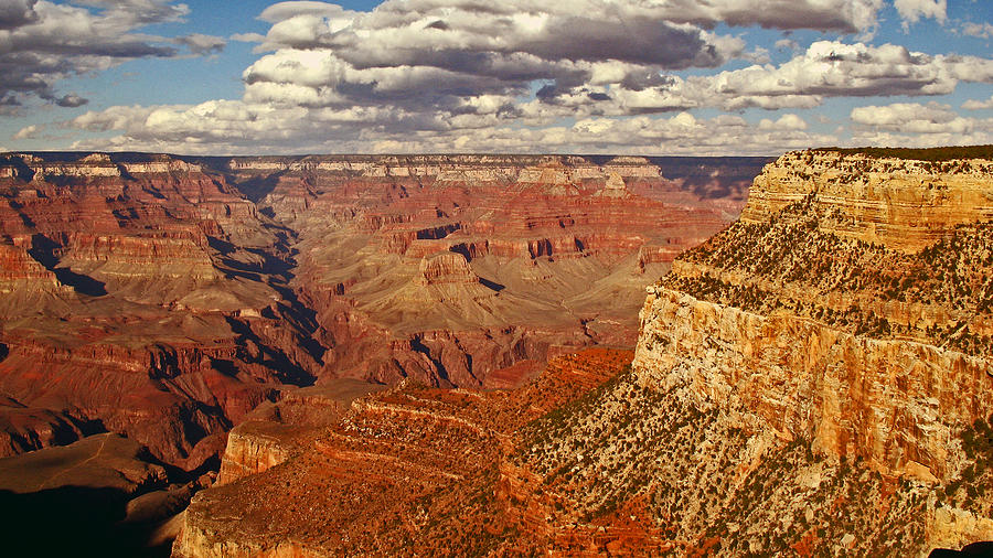 Grand Canyon National Park Photograph - Bright Angel Trail Overlook by Barry Inouye