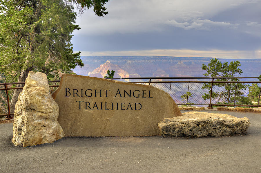 Bright Angel Trailhead Photograph by Ricky Barnard