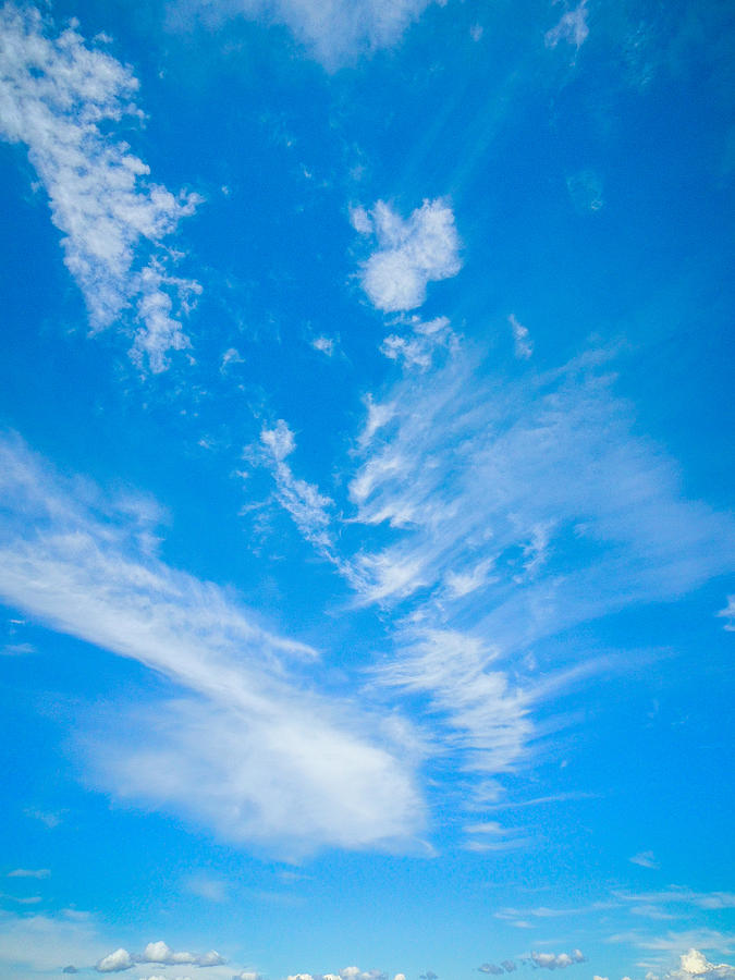 Bright Blue Sky  Photograph by Roxy Hurtubise