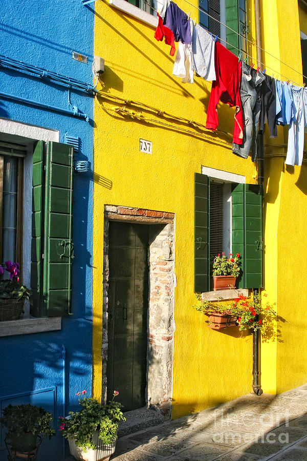 Bright Burano Photograph by Timothy Hacker