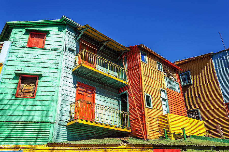 Bright Colors In Buenos Aires Photograph