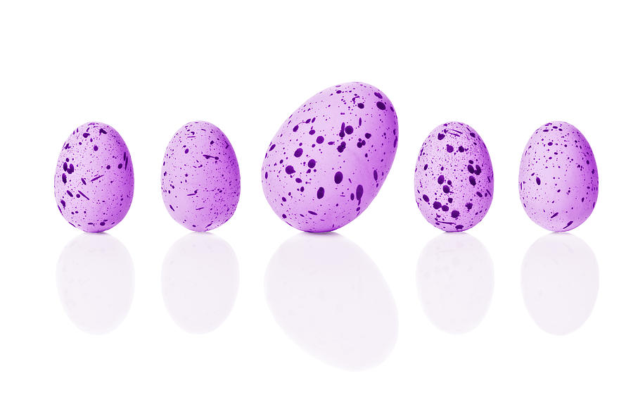 Egg Photograph - Bright Easter Eggs by Amanda Elwell