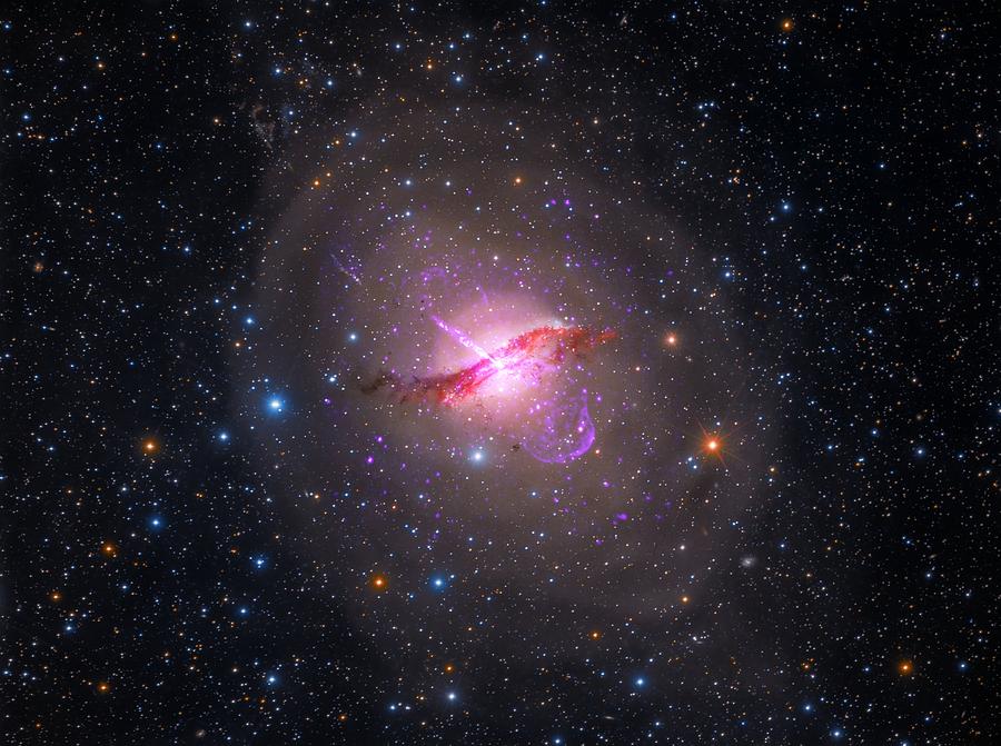 Bright Galaxy Centaurus A Photograph by Paul Fearn