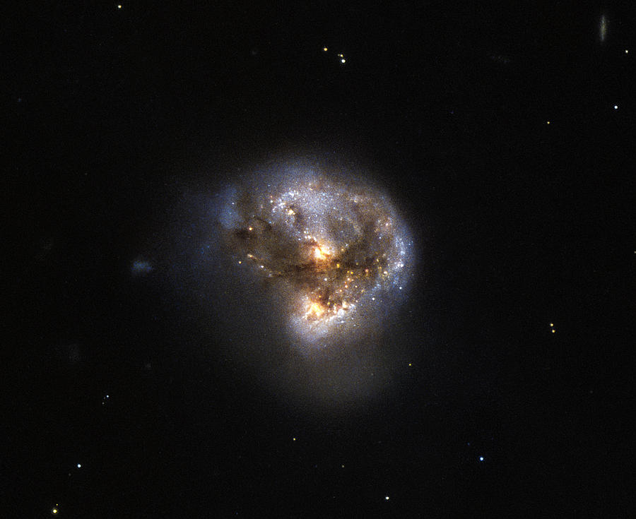 Bright Galaxy With Two Nuclei Photograph by Science Source