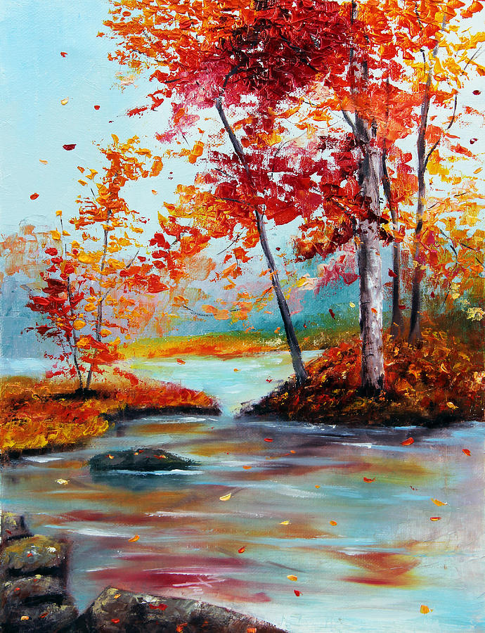 Fall Painting - Bright Hope by Meaghan Troup