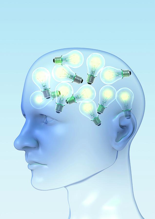 Bright Ideas Photograph by Animated Healthcare Ltd/science Photo Library