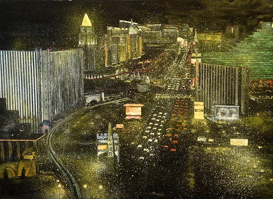 Bright Lights Big City Painting by Devan Cooper