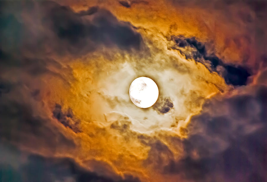 Bright Moon Photograph by Dale Stillman