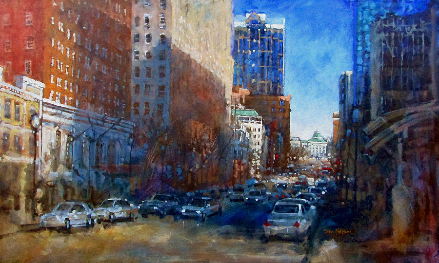 Bright Morning Shadows Painting by Dan Nelson