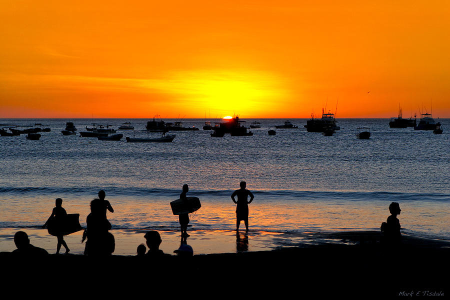 Bright New Future - Sunset on Nicaragua Photograph by Mark Tisdale