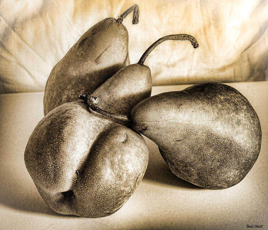 Pear Photograph - Bright Pears by Paul Haist