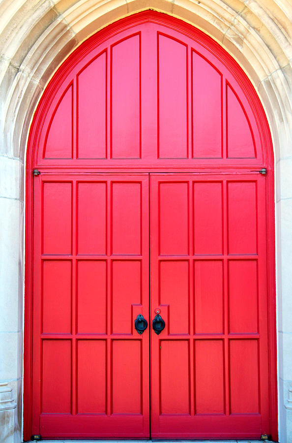 Bright Red Doors Photograph by Cynthia Guinn