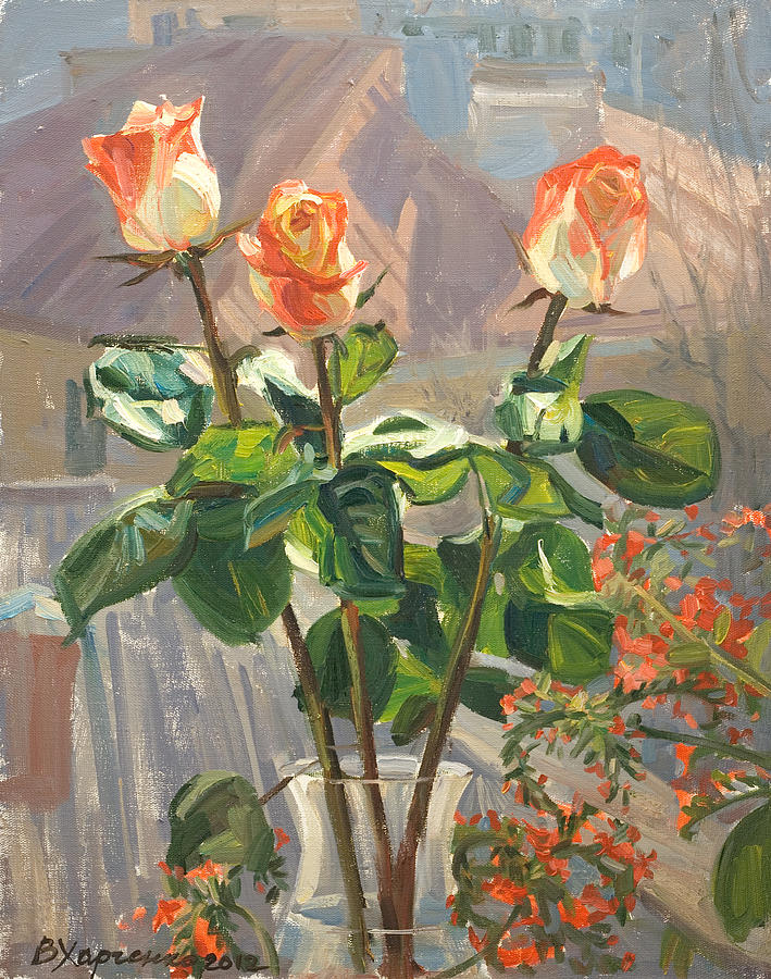 Bright Roses Painting