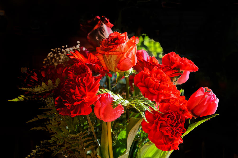 Bright Valentine Bouquet Photograph by Ronda Broatch