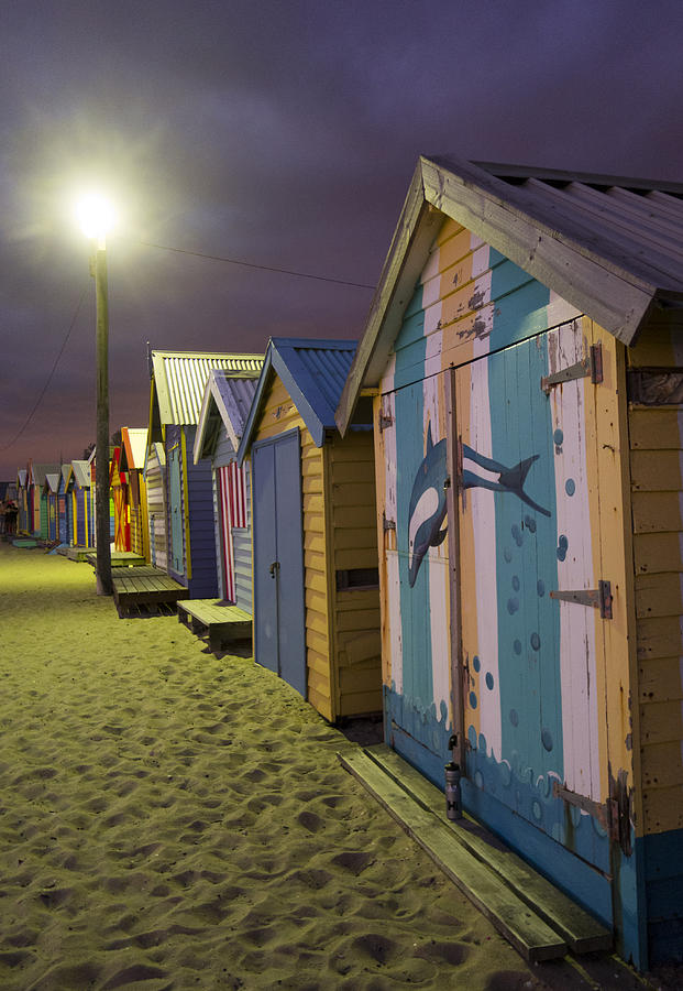 Beach Photograph - Brighton Beach Huts Melbourne by Serene Maisey