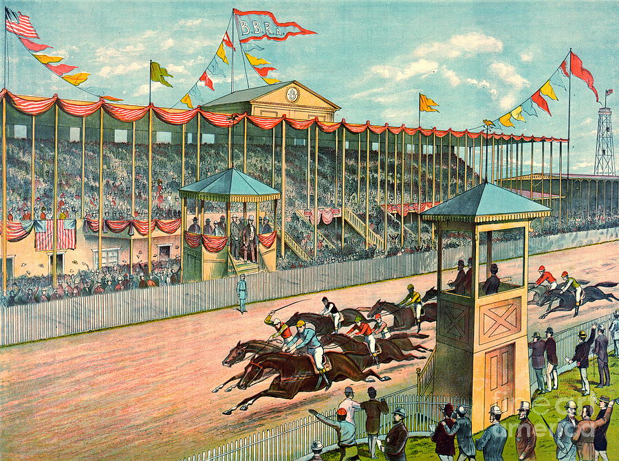 Brighton Beach Racetrack 1887 Photograph by Padre Art
